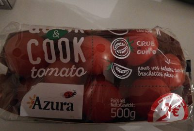 Quick & cook tomato ingredients label