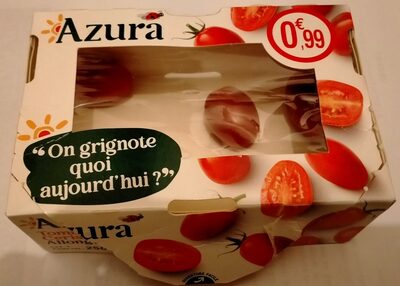 Tomates cerises allongées