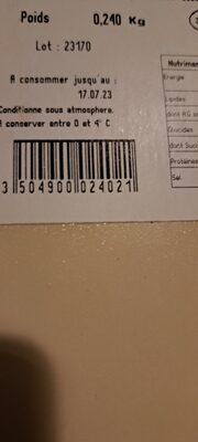 Jambon d'Auch supérieur 4 tranches