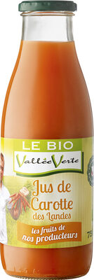 Pur jus de Carotte des Landes Bio
