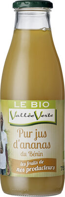 Pur jus d'Ananas Bio du Bénin Equitable