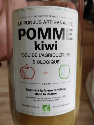 Jus pomme kiwi