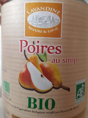 Poires au sirop