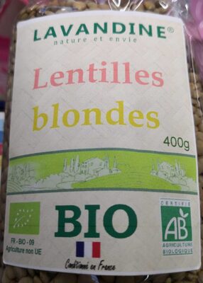 Lentilles blondes Bio