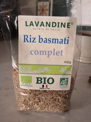 Riz Basmati complet LAVANDINE