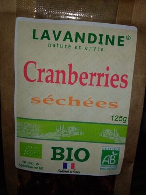 Chambéry séchées bio front packaging