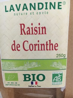 Raisin de Corinthe