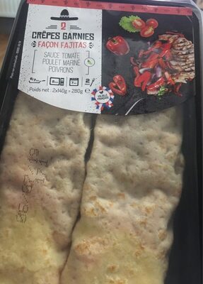Crêpes garnies façon fajitas
