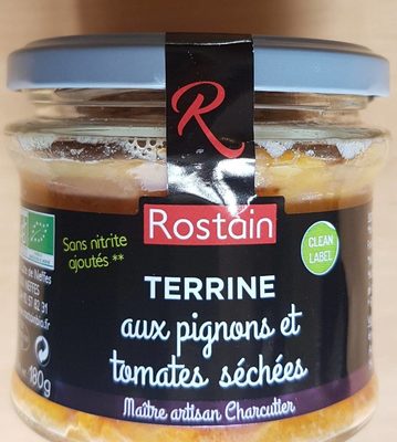 Terrine aux pignons et tomates séchées