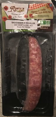 Saucisses a bouillir de campagne