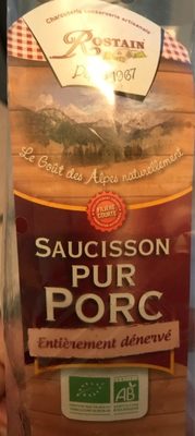 Saucisson pur porc bio