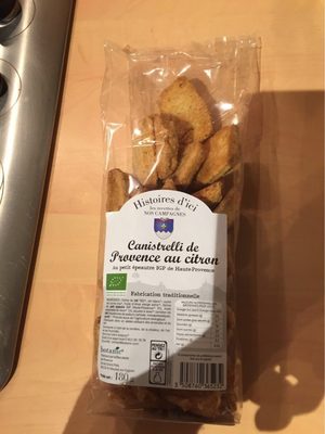 Canistrelli de Provence au citron