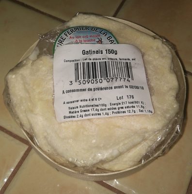 Gatinais - Chevre fermier de la barotière