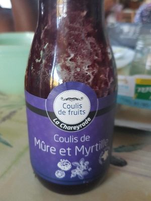 Coulis de mûre et myrtille
