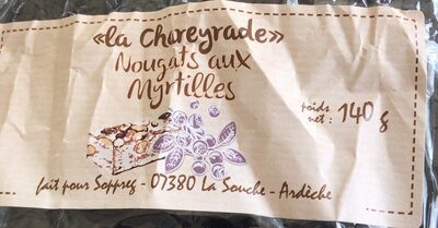 Nougat aux myrtilles