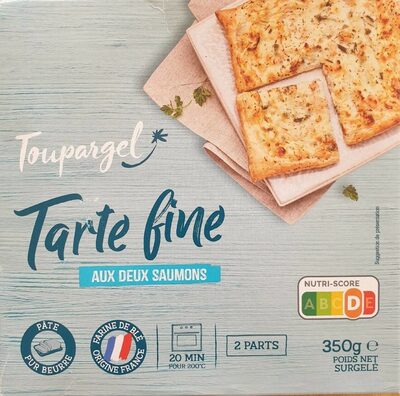 Tarte fine aux deux saumons front packaging