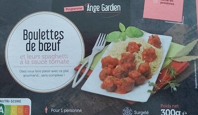 Boulettes de boeuf et spaghetti sauce tomate
