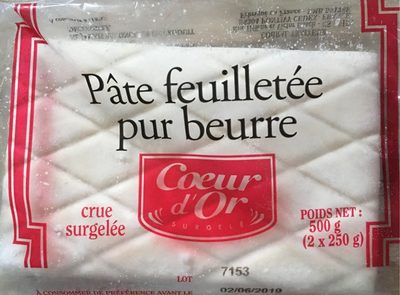 Pâte Feuilletée Pur Beurre
