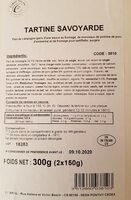 Tartine savoyarde