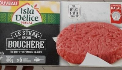 Le steak façon bouchère front packaging