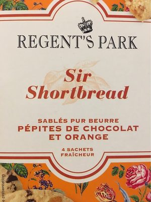 Shortbreads chocolat orange