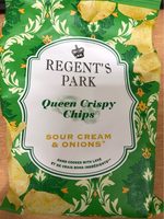 Queen crispy chips Sour cream & onions