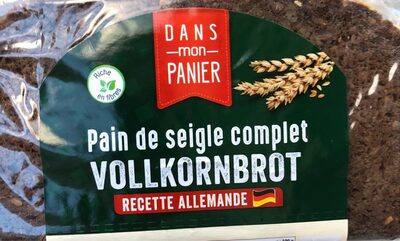 Pain de seigle complet front packaging