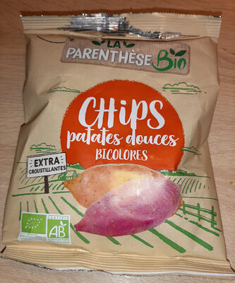 chips patates douces bicolores