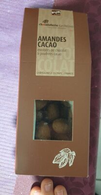 Amandes cacao front packaging
