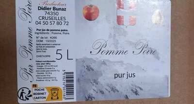 pur jus pomme poire