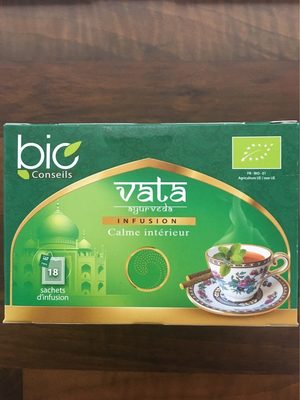 Tisane Ayurveda Vata front packaging