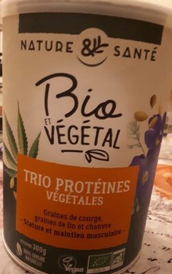 Trio protéines végétales front packaging