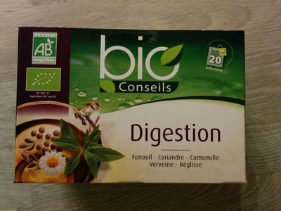 Infusion bio conseils Digestion