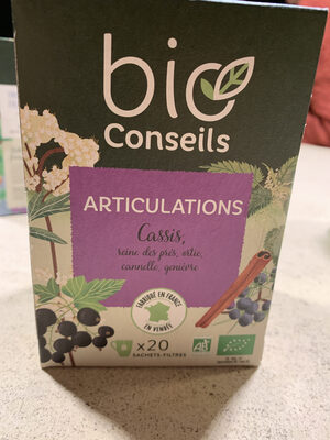 Bio conseils articulations front packaging
