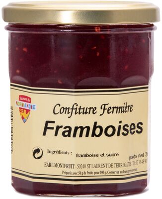 Confiture de framboises artisanale NORMANDIE GOURMANDE