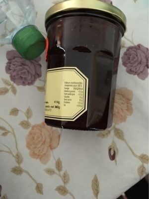 Confiture fraises front packaging