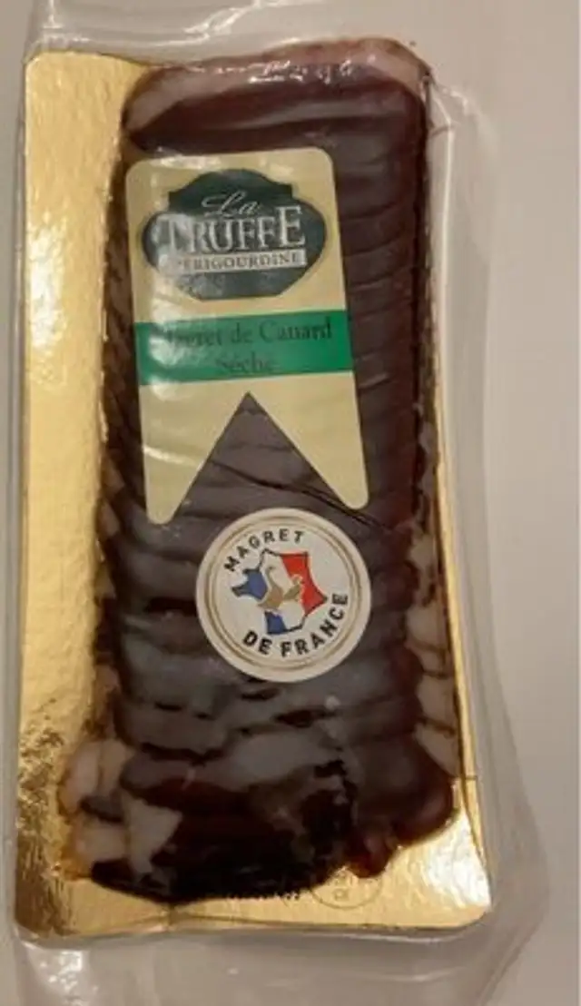 Magret de canard séché front packaging