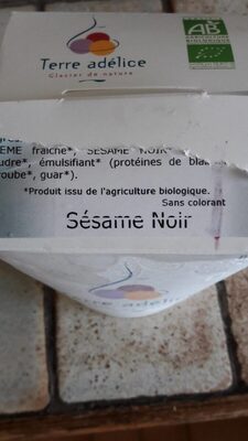 Glace sésame noir front packaging