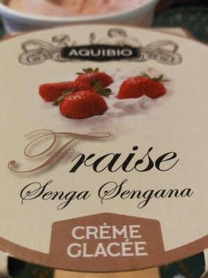 crème glacée fraise