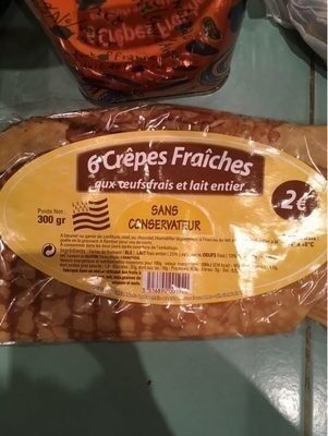 6 Crêpes Fraîches