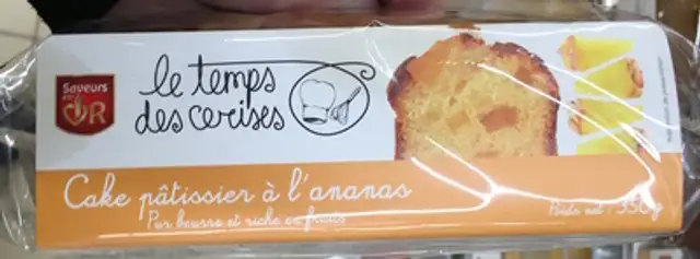 Cake Pâtissier à l'Ananas front packaging