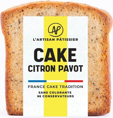 Tranche de Cake Citron Pavot
