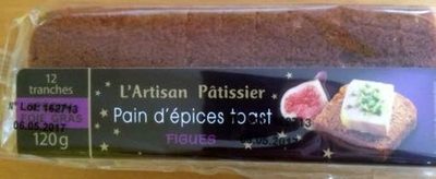 Toasts pain d'épices miel figues BISCUIT GOURMAND front packaging