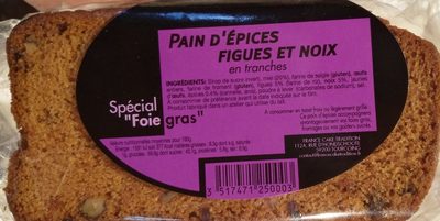 Pains d'épices figues noix