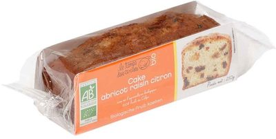 Cake abricot raisin citron