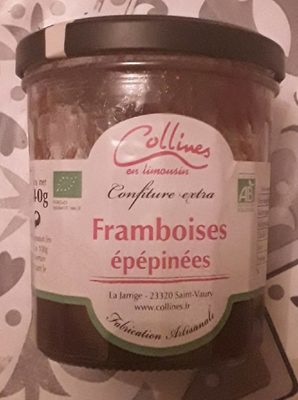 Framboise épépinées front packaging