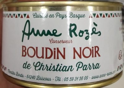 Boudin noir de Christian Parra