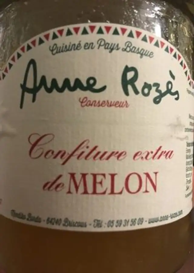Confiture extra de Melon front packaging