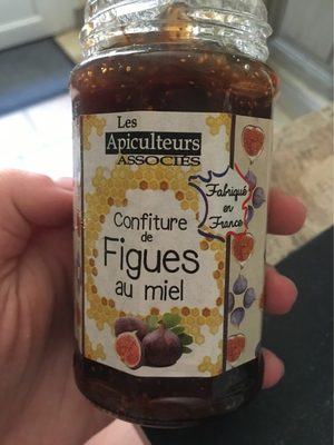 Confiture de figues au miel front packaging