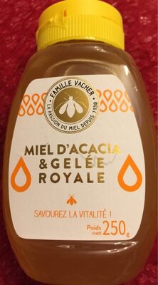 Miel d'acacia et gelee royale front packaging